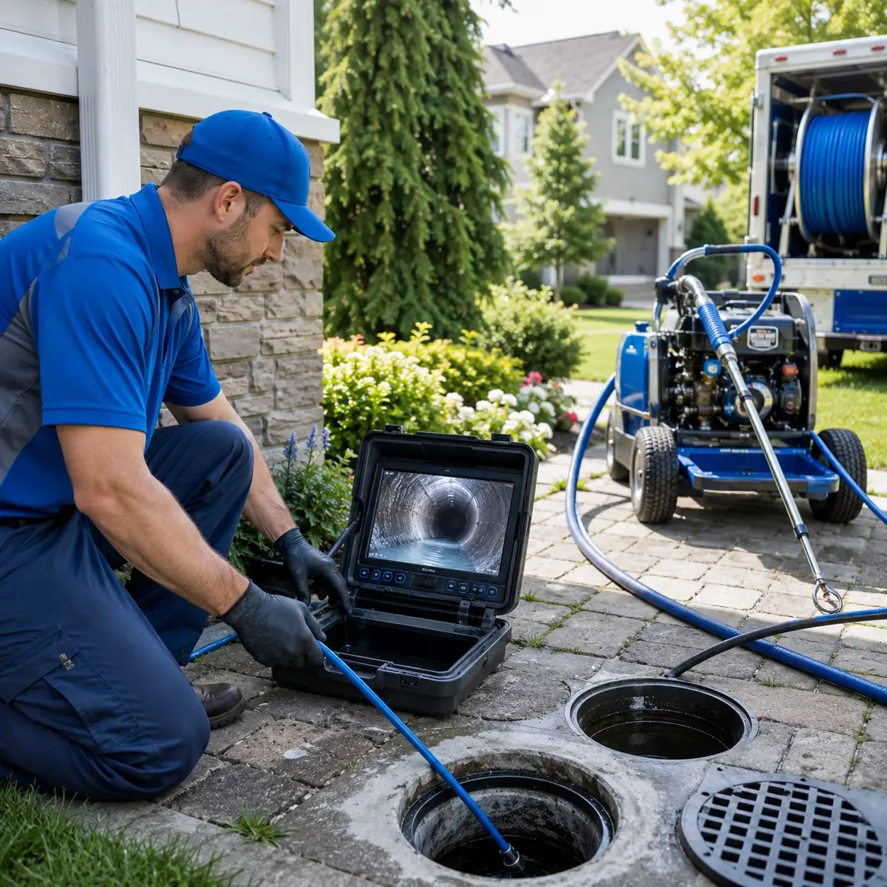 Outdoor drain cleaning professionals serving Mammoth, WV