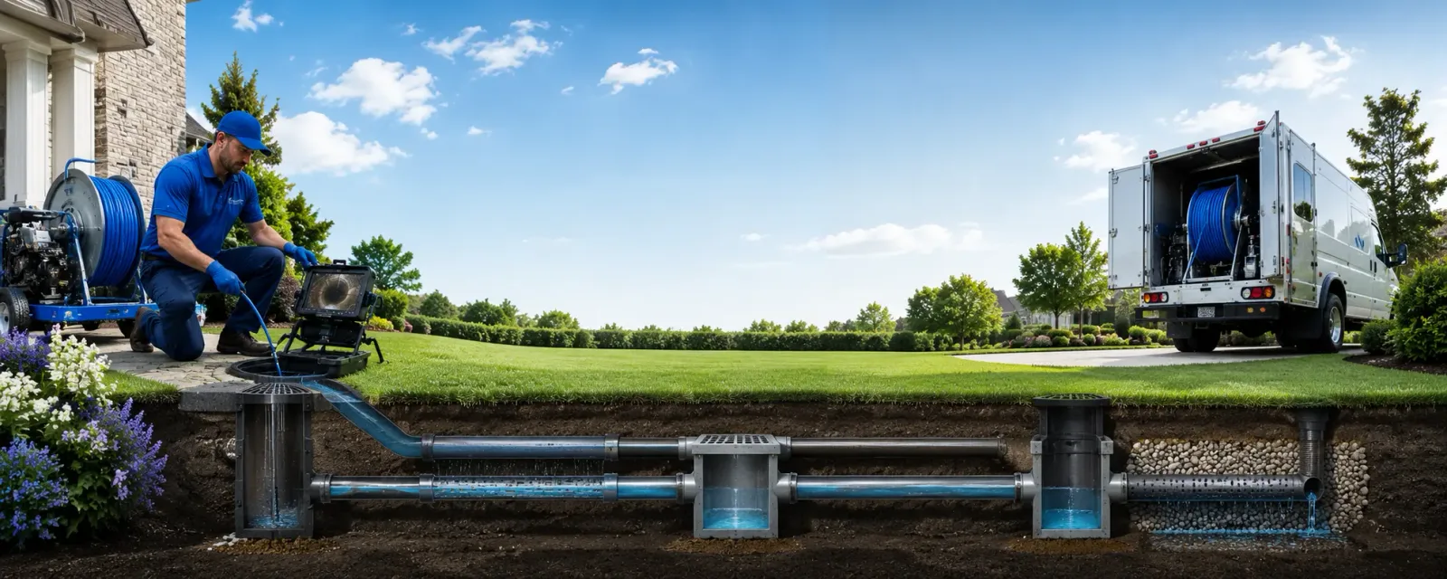 Outdoor drain cleaning information for Mammoth, WV
